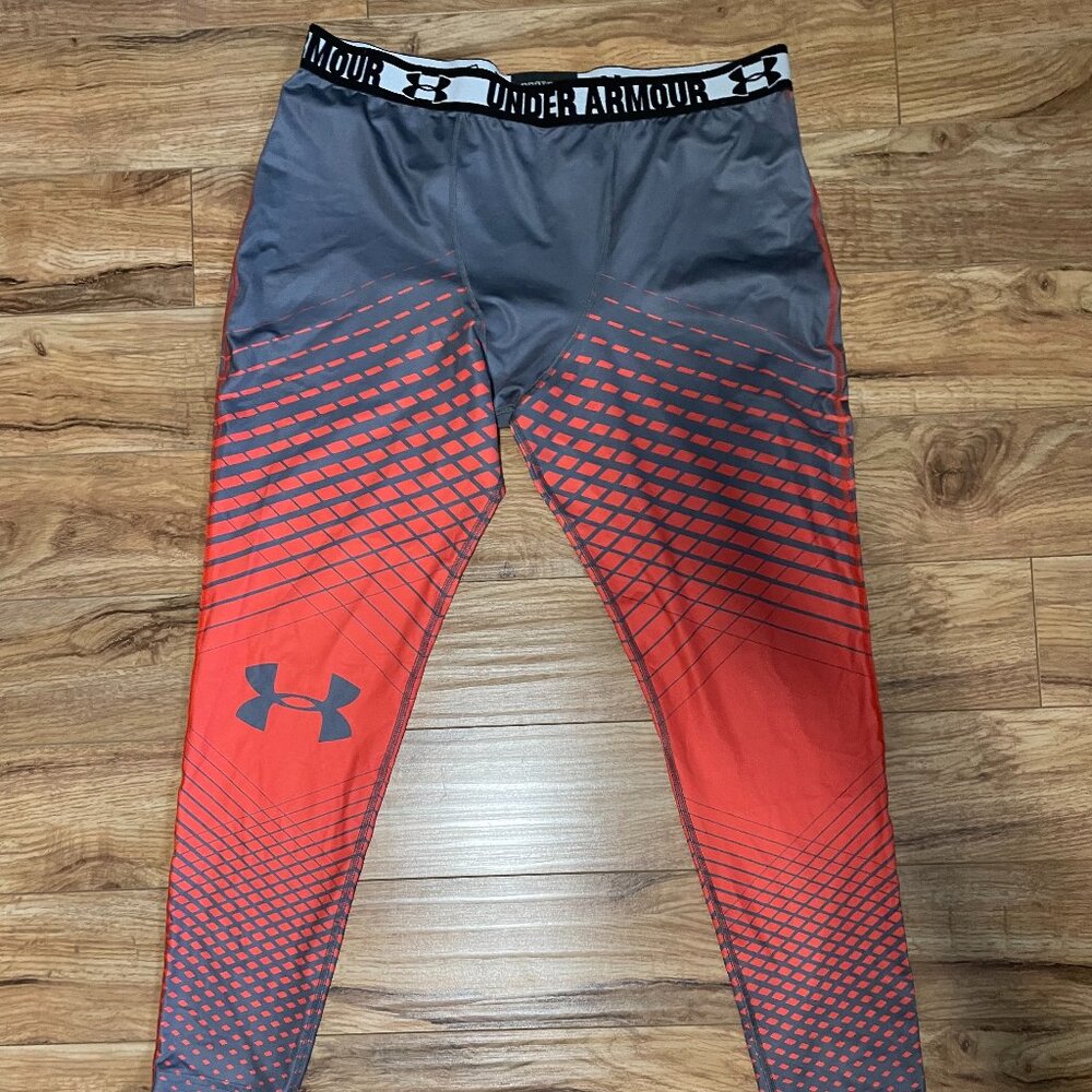 Under Armour UA Heatgear Sonic Crosshairs Compression Leggings Tights - Size 2XL
